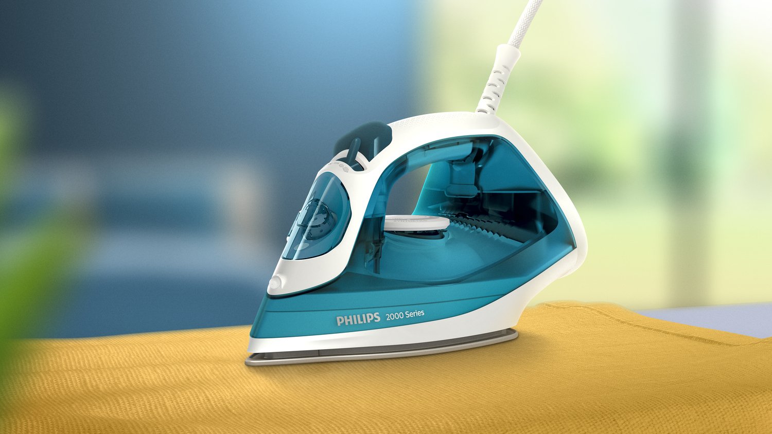 Plancha De Vapor Philips Dst2020 90 Serie 2000, Azul Blanco