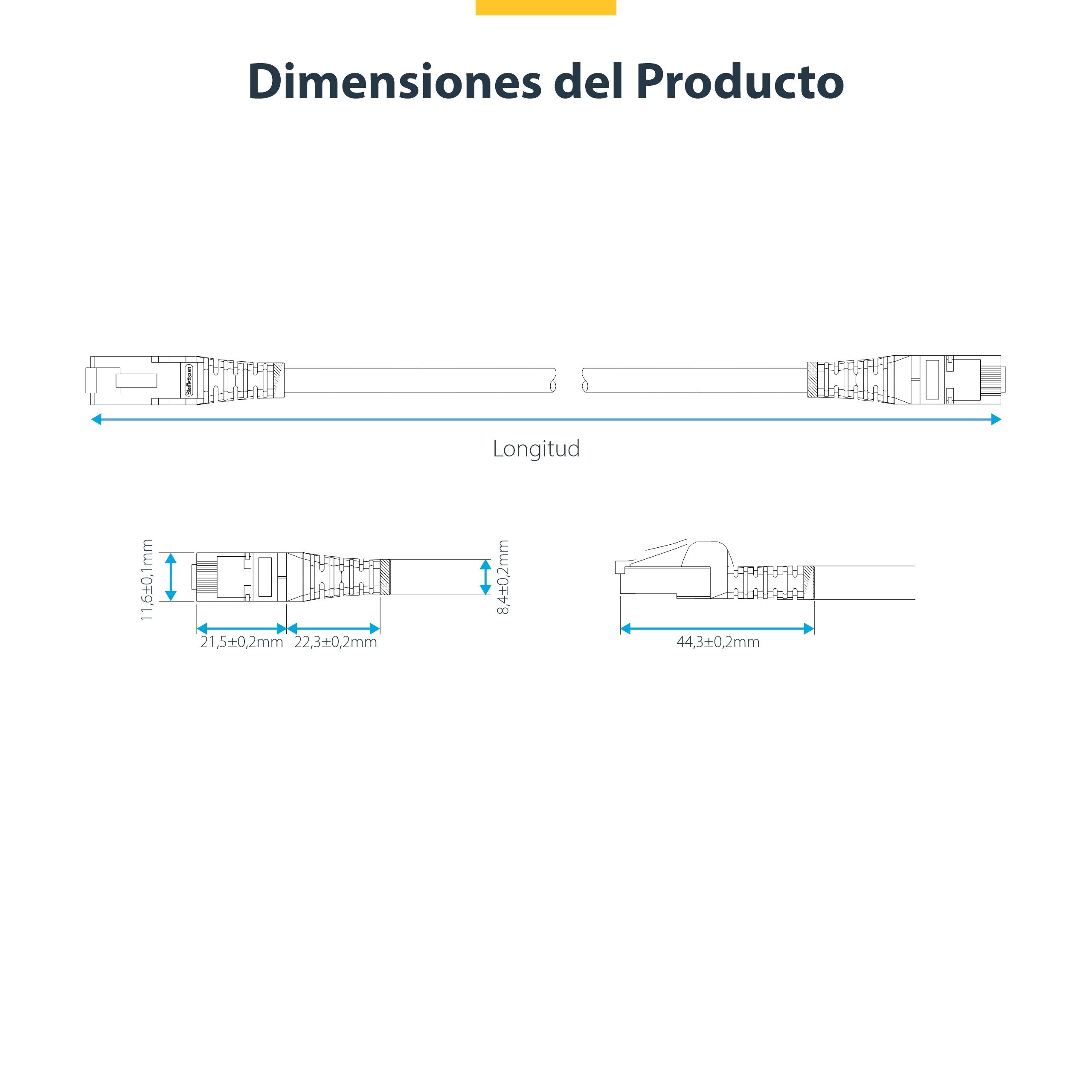 EAN 65030898669 - StarTech.com NLWH-12M-CAT8-PATCH cable de red S/FTP (S-STP) imagen 9