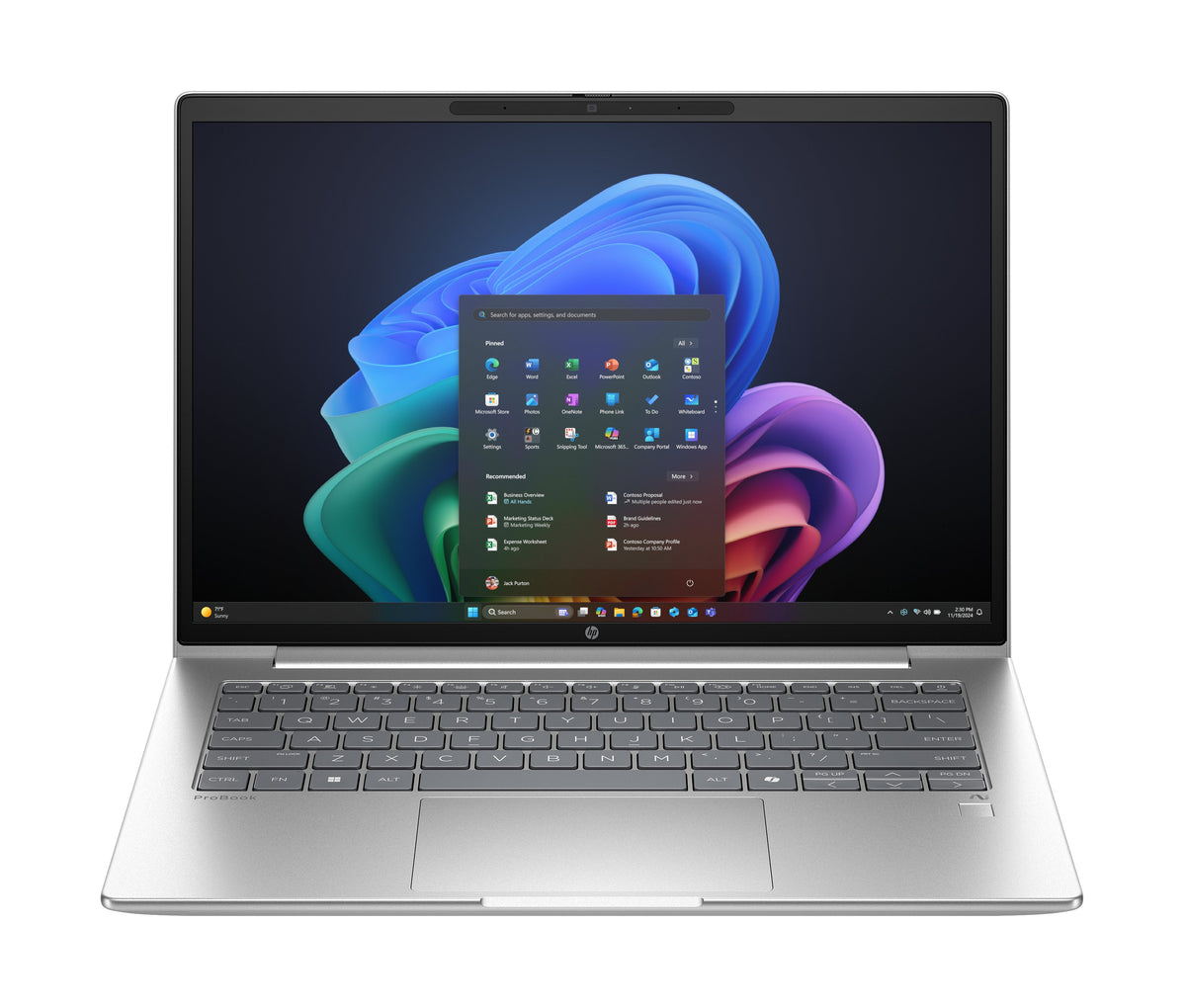 EAN 0199764324726 - HP ProBook 4 G1q Notebook Next Gen AI Wolf Pro Security Edition Copilot+ PC Snapdragon X1-26-100 Portátil imagen 1