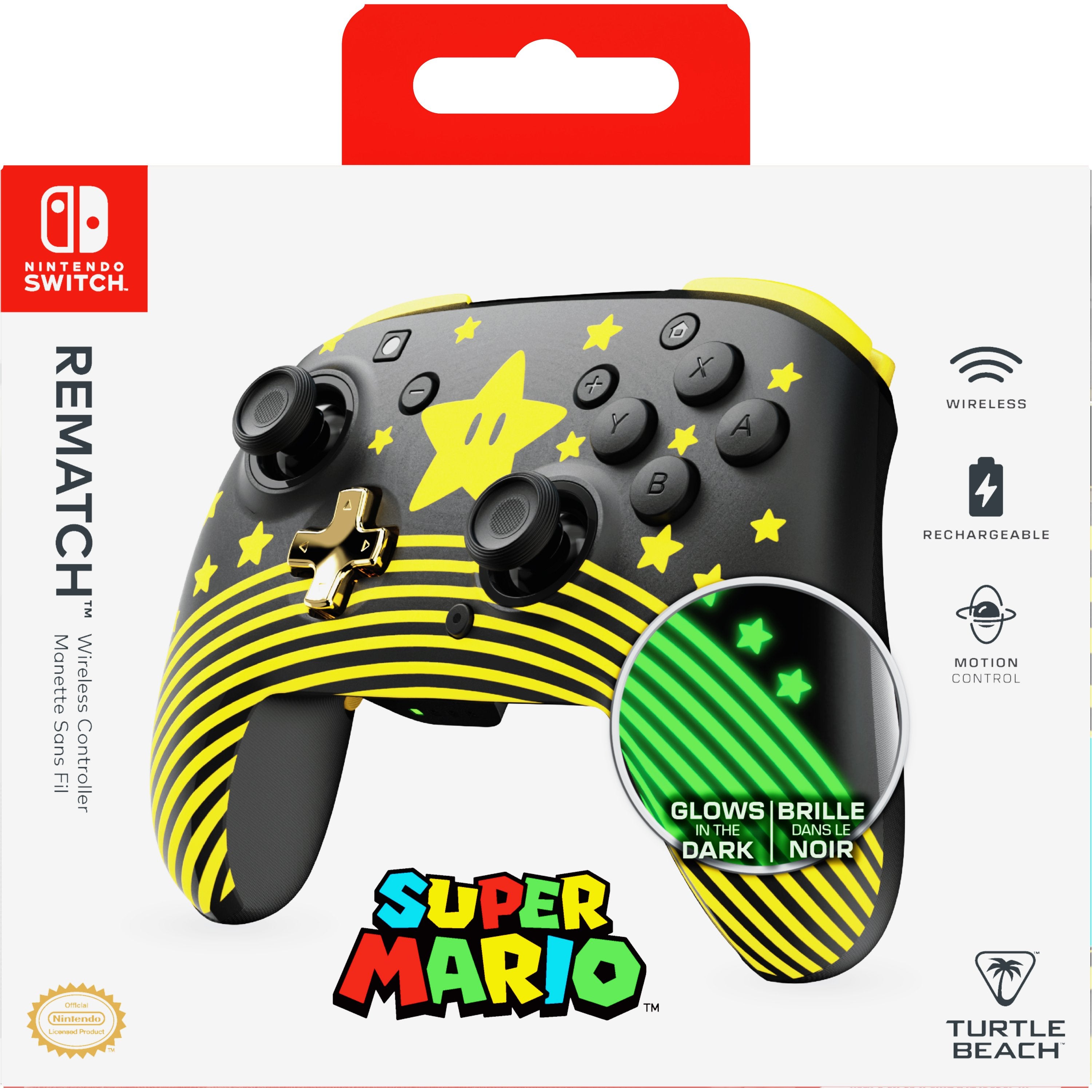 EAN 0840454400113 - Turtle Beach Rematch Negro, Oro, Amarillo Bluetooth Gamepad Nintendo Switch, Nintendo Switch 2, Nintendo imagen 13