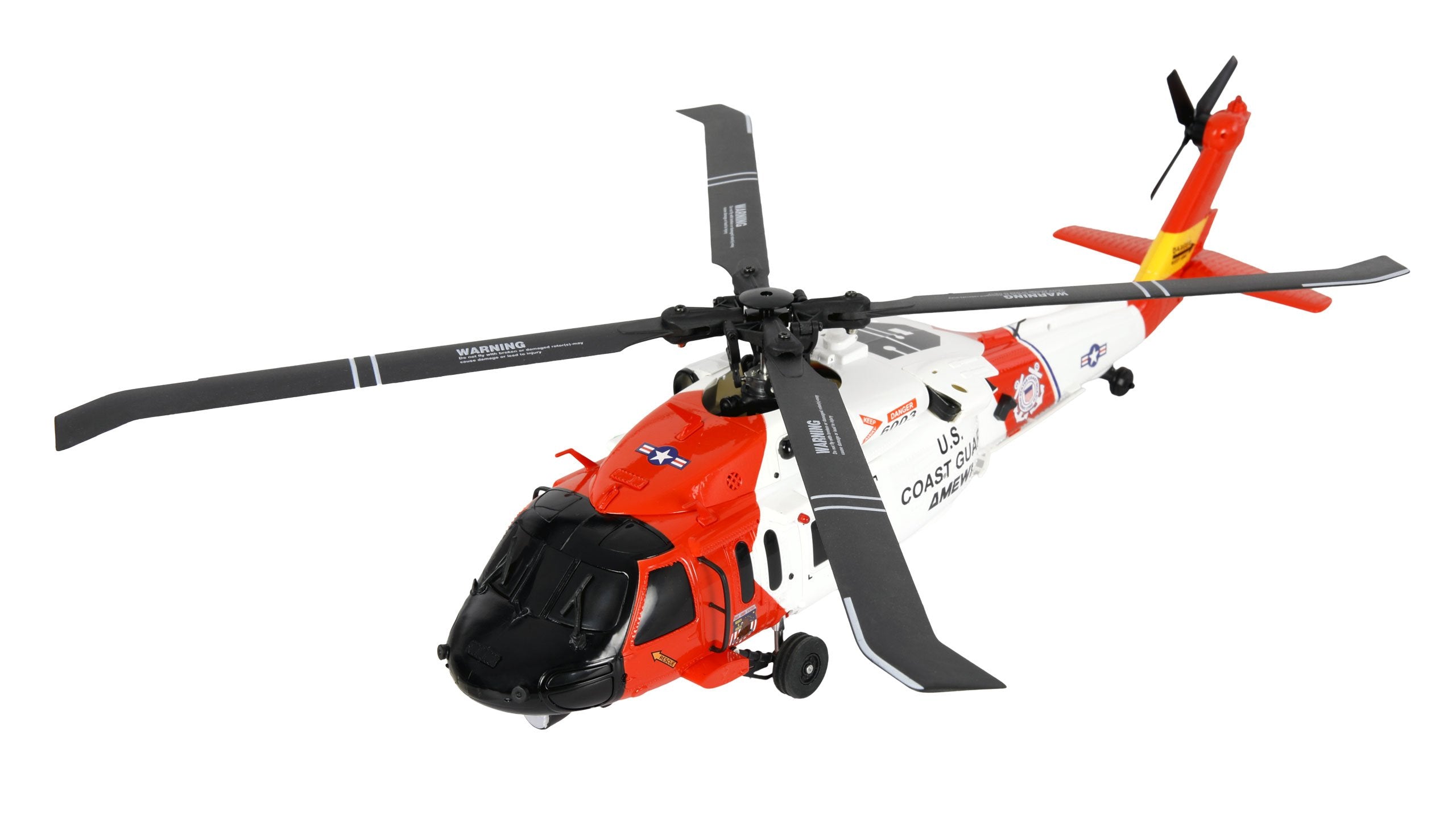 Amewi Uh60 Negro Hawk Coamguard Helikopter 6g 3d Rtf