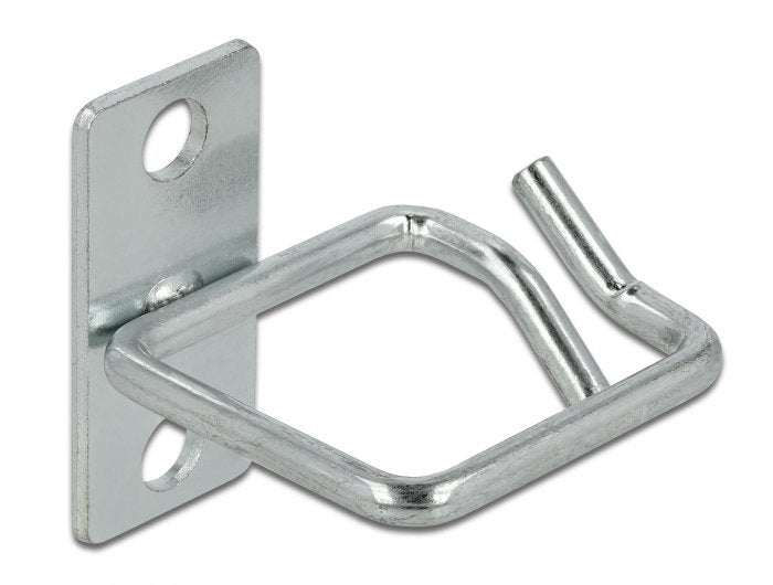 Delock 66516 Organizador De Cables Escritorio/Pared Estribo Guía De Cables Acero Inoxidable 1 Pieza(S)