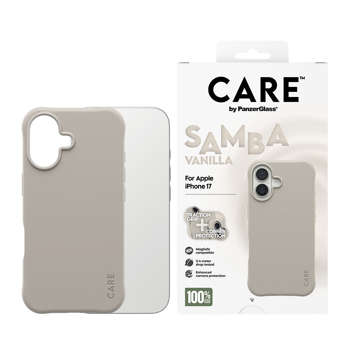 Care Case Fashionable Magsafe Iphone 17 Vanilla