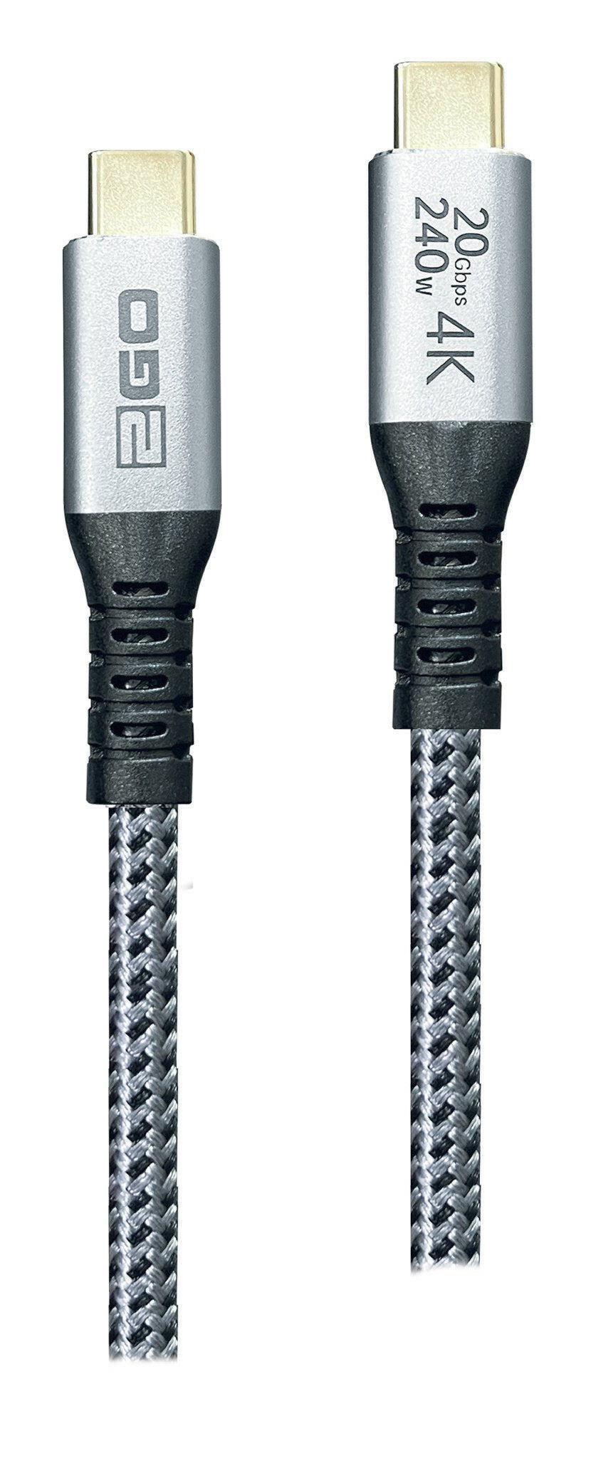 EAN 4010425975148 - 2GO 797514 cable USB USB 3.2 Gen 2x2 1,2 m USB C Negro, Plata imagen 1