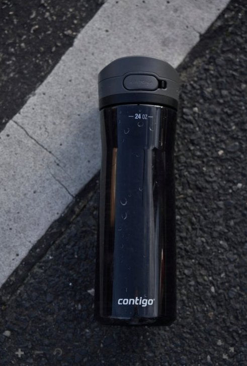 Botella Contigo Jackson 2.0 Bicicleta, Uso Diario, Fitness, Senderismo, Deportes 720 Ml Tritan Negro