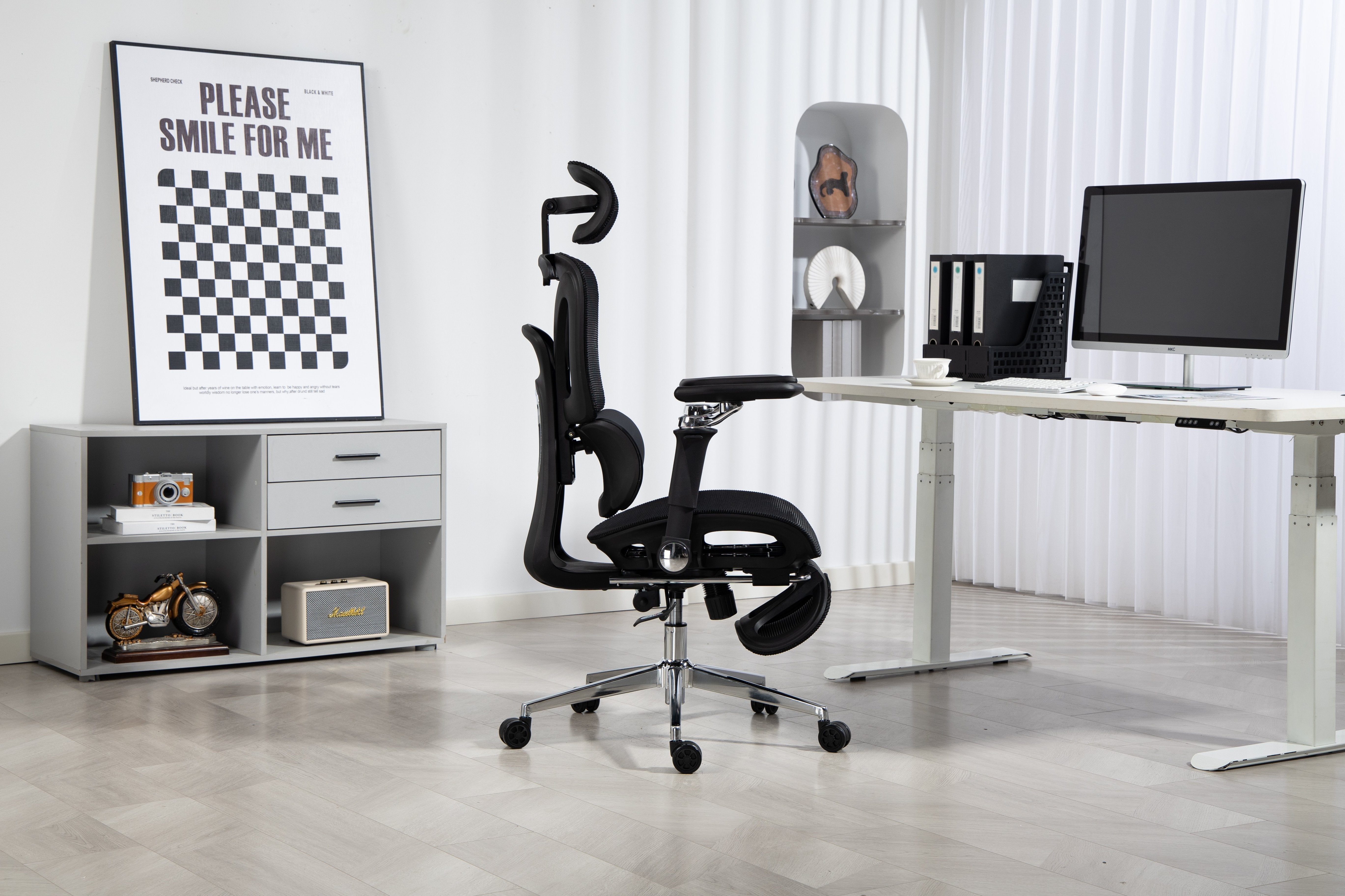 EAN 5901443391562 - Activejet YK848 BK silla de oficina y de ordenador Asiento de malla Respaldo de malla imagen 42