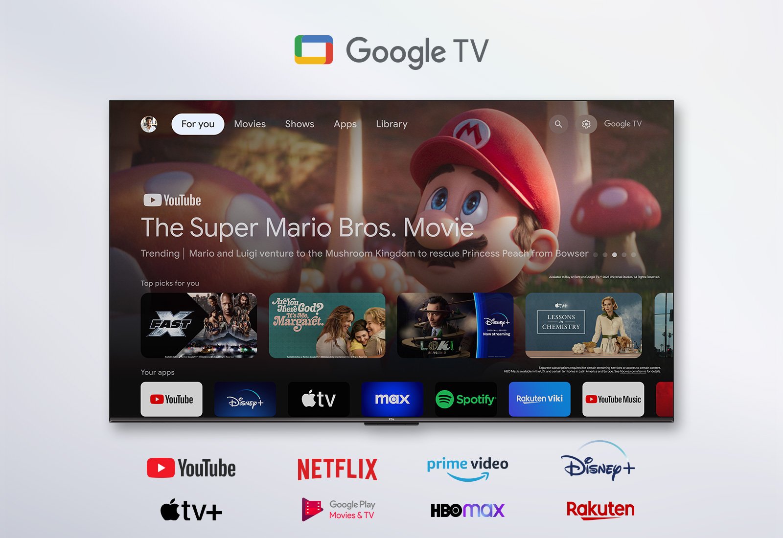 Tcl 43p755 Televisor Smart Tv 43" Direct Led Uhd 4k Hdr