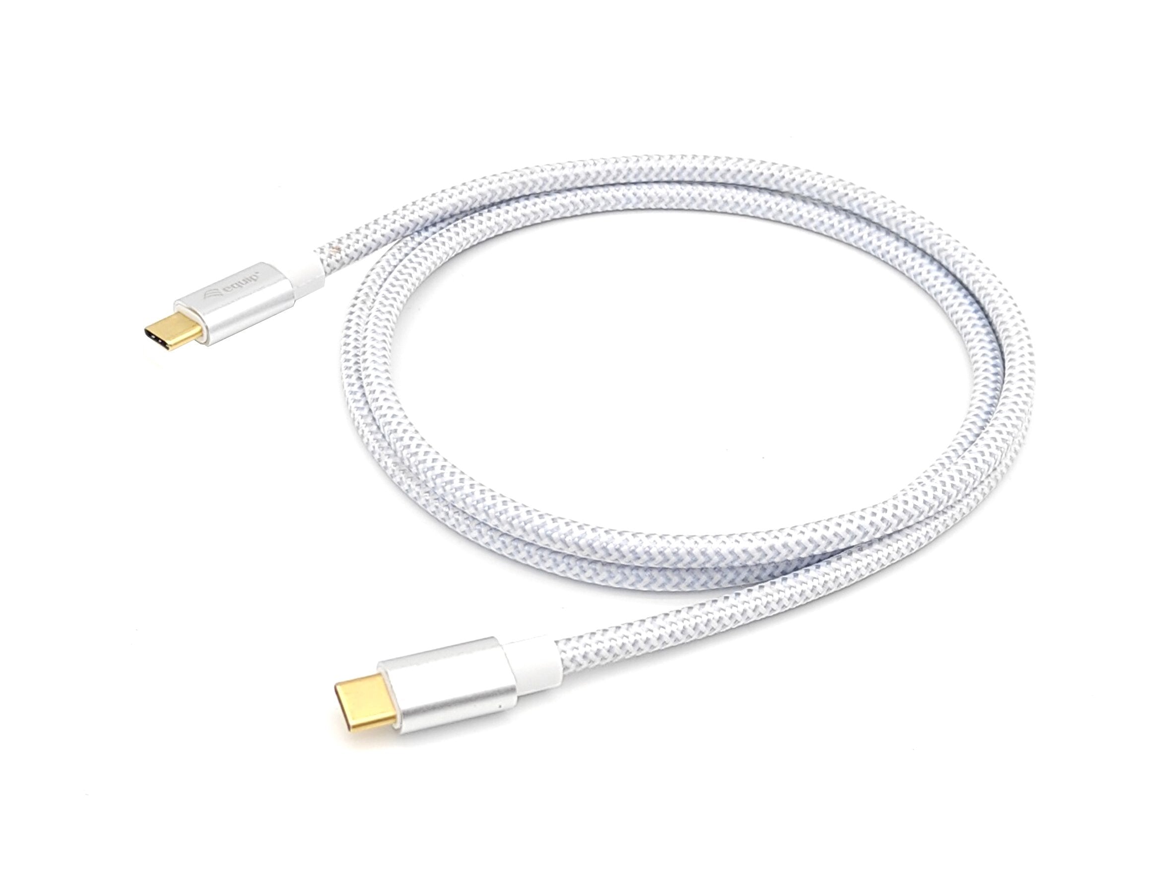 EAN 4015867226773 - Equip 128356 cable USB USB 3.2 Gen 2 (3.1 Gen 2) 1 m USB C Plata, Blanco imagen 1