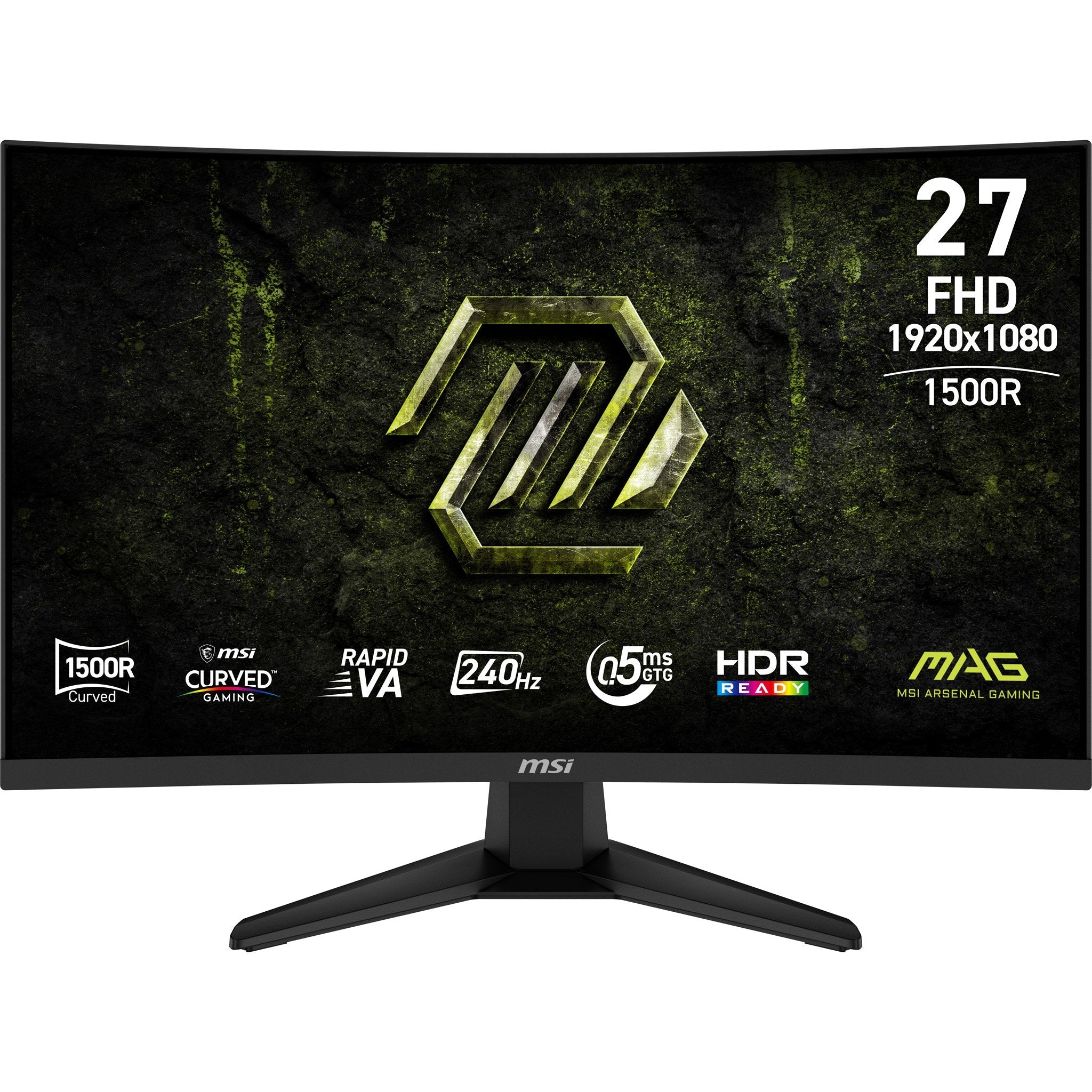 Monitor Msi (27") 1920 X 1080 Pixel 9s6-3ce91h-012 16:9 Full Hd Rapid Va 0,5 Ms 240 Hz Hdr Displayport Hdmi Vesa