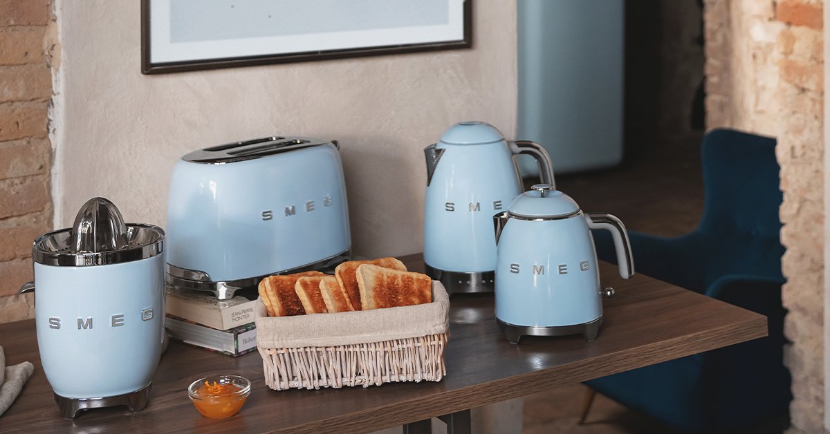 EAN 8017709189099 - Smeg TSF01PBEU tostadora 6 2 rebanada(s) 950 W Azul imagen 9