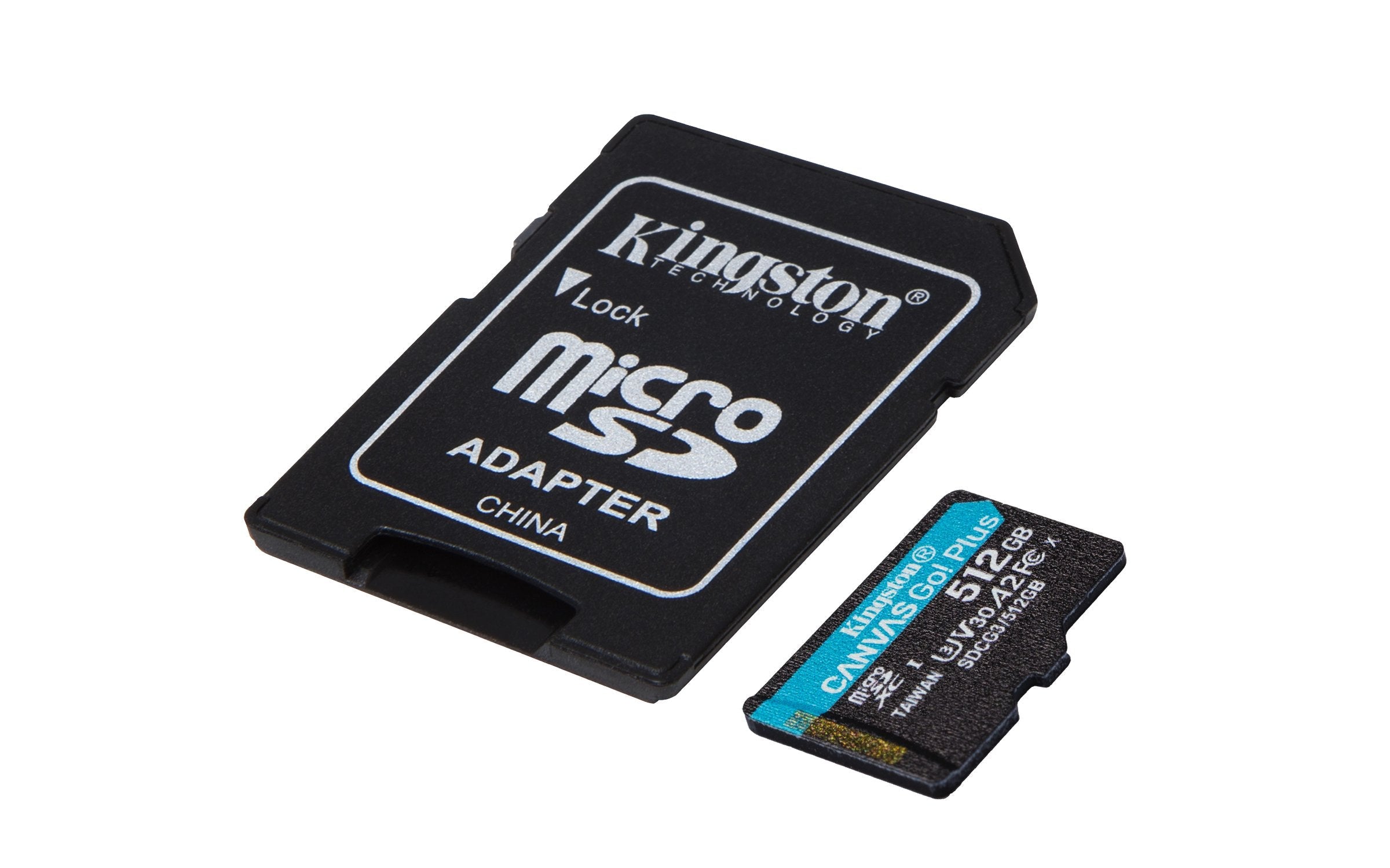 Micro Sd Kingston 512gb Canvas Go Plus 170r, Up To 170mb/S, A2, Adapter Included