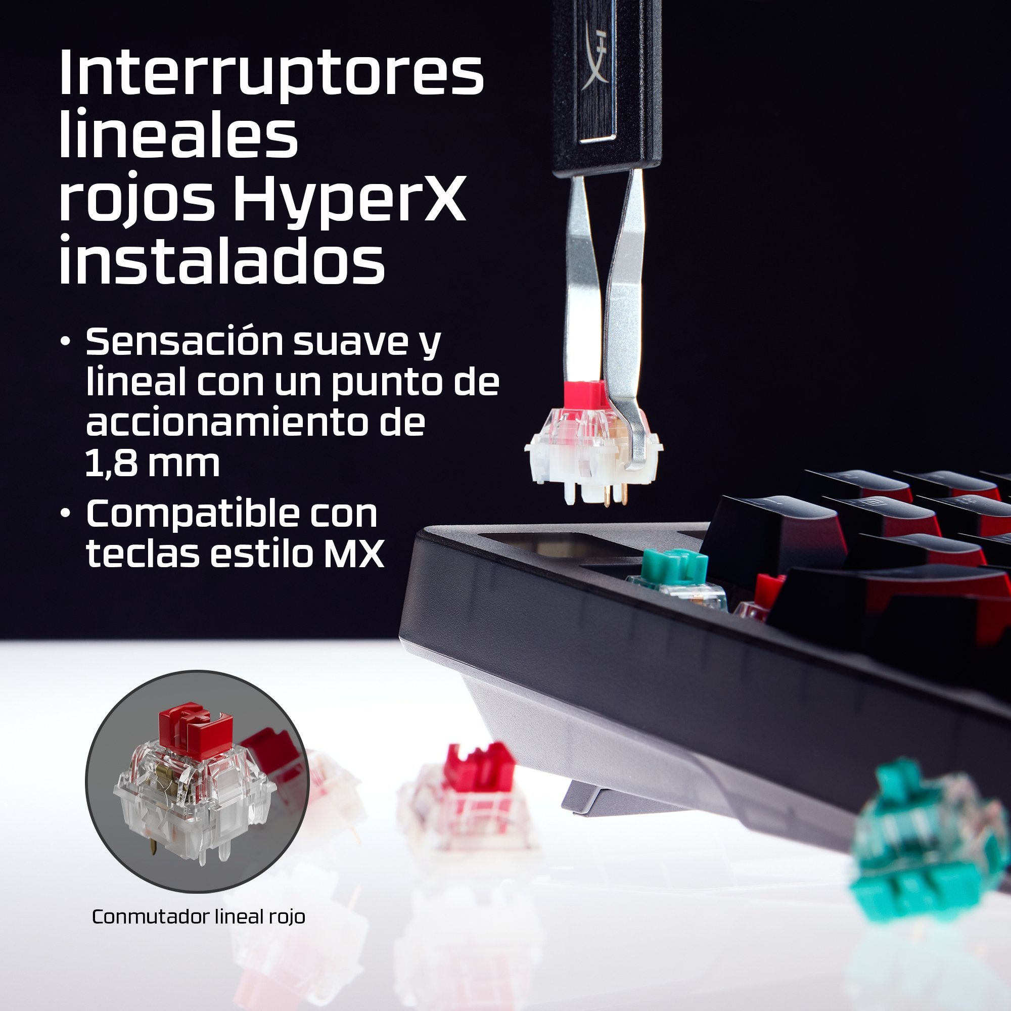EAN 0198828944764 - HyperX Origins 2 1800 teclado Juego USB Negro imagen 7