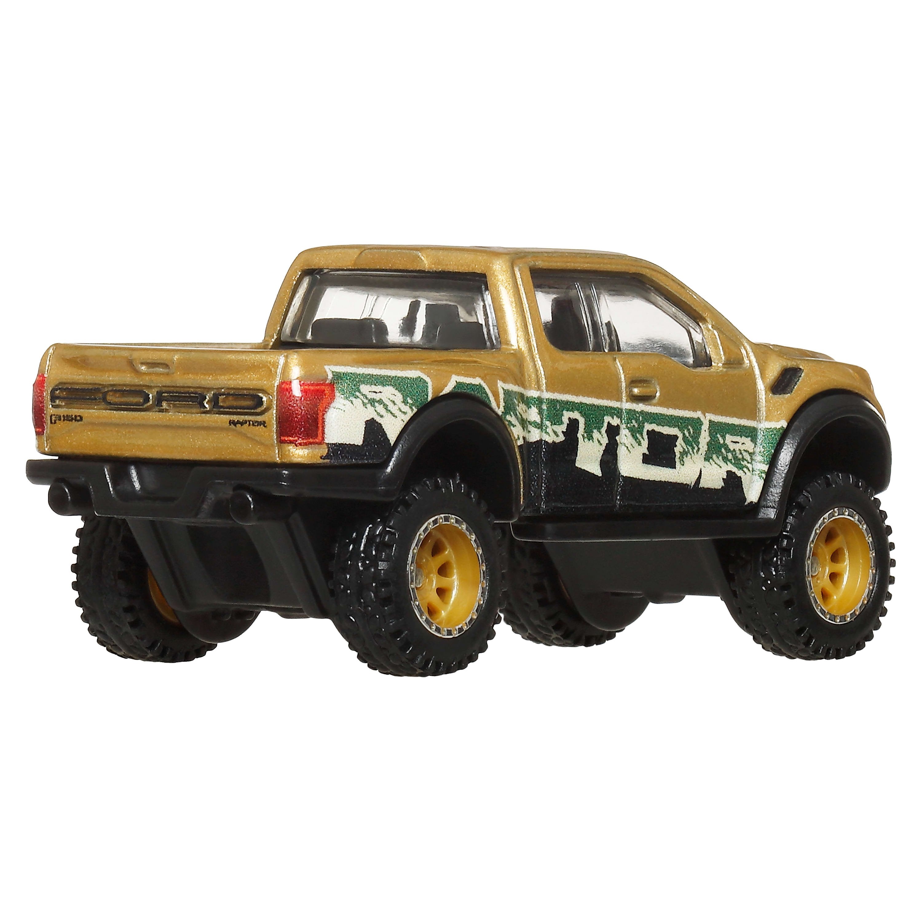Hot Wheels Premium Car Culture Off -Road Vehicle 17 Ford F150 Raptor, Vehículo De Juego Jbk70