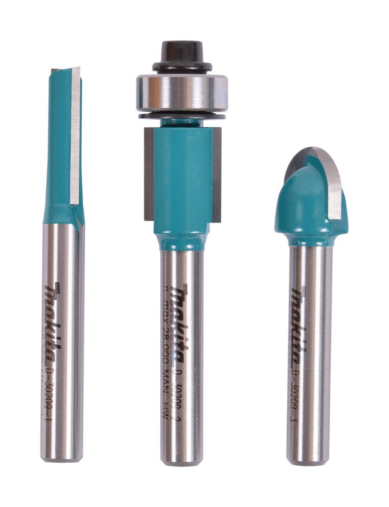 Juego De Cortadores Makita D-30209, 3 Piezas Eje De 6mm