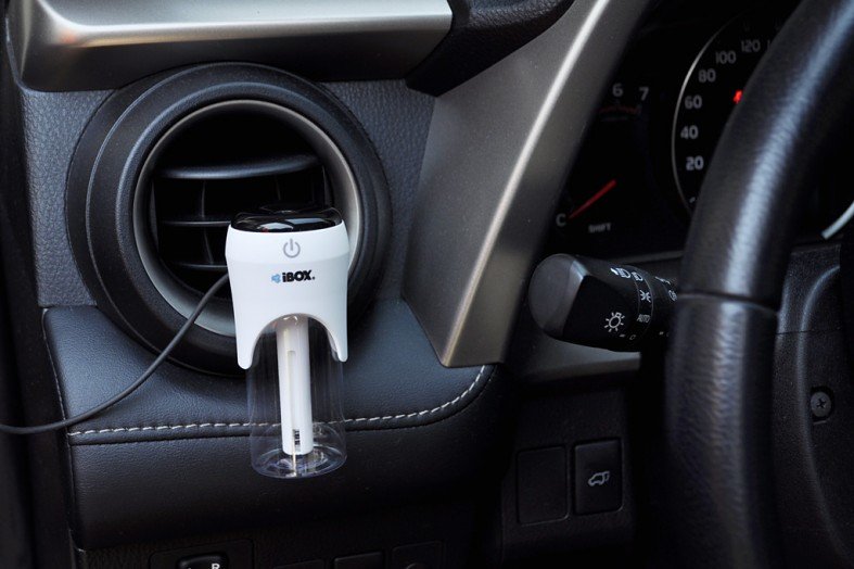 Cargador De Coche Ibox Usb 2.1 + Cch1 + Aromatizador De Coche