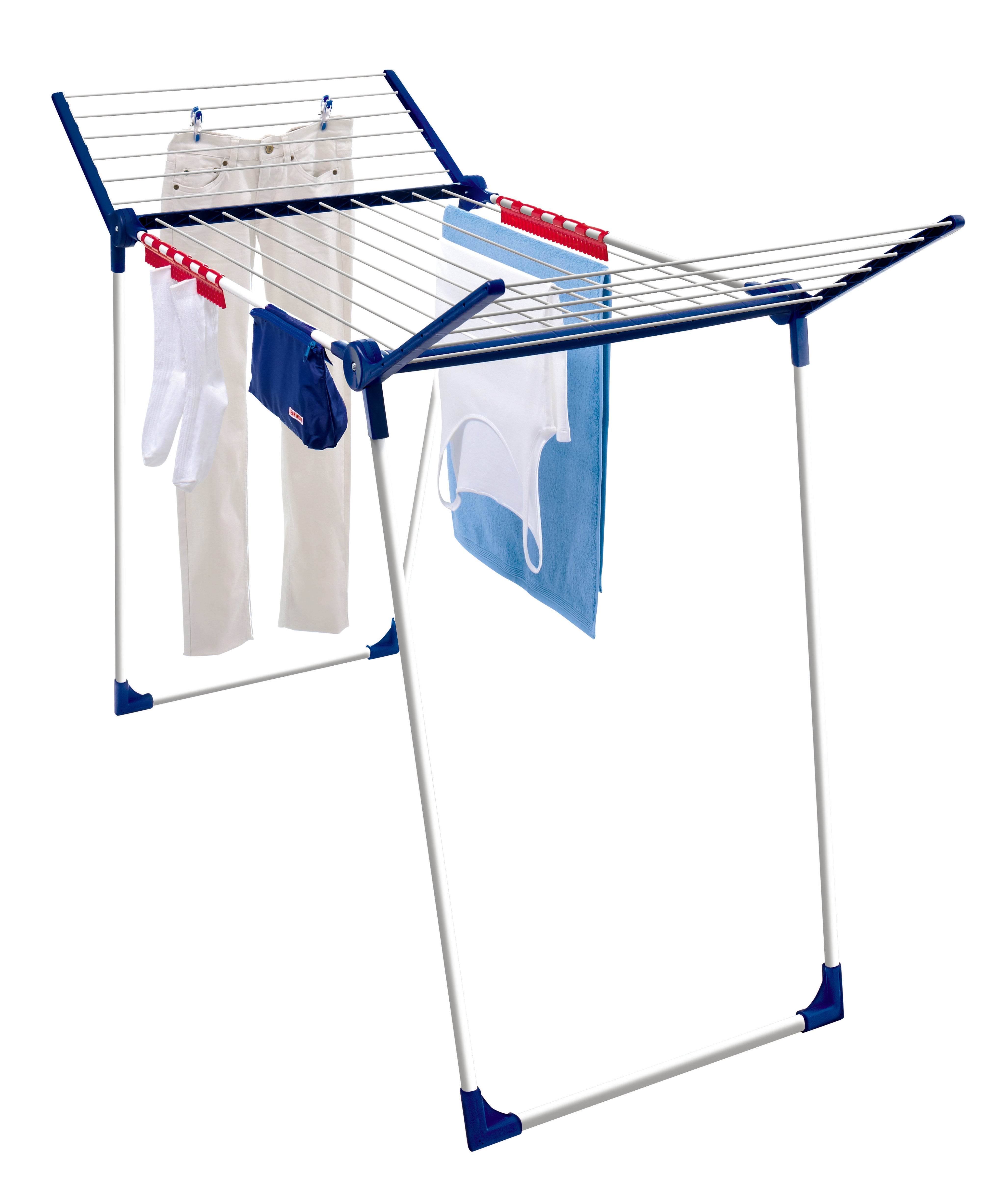 EAN 4006501815101 - Leifheit Pegasus 180 Plus Tendedero de suelo Azul, Plata imagen 3