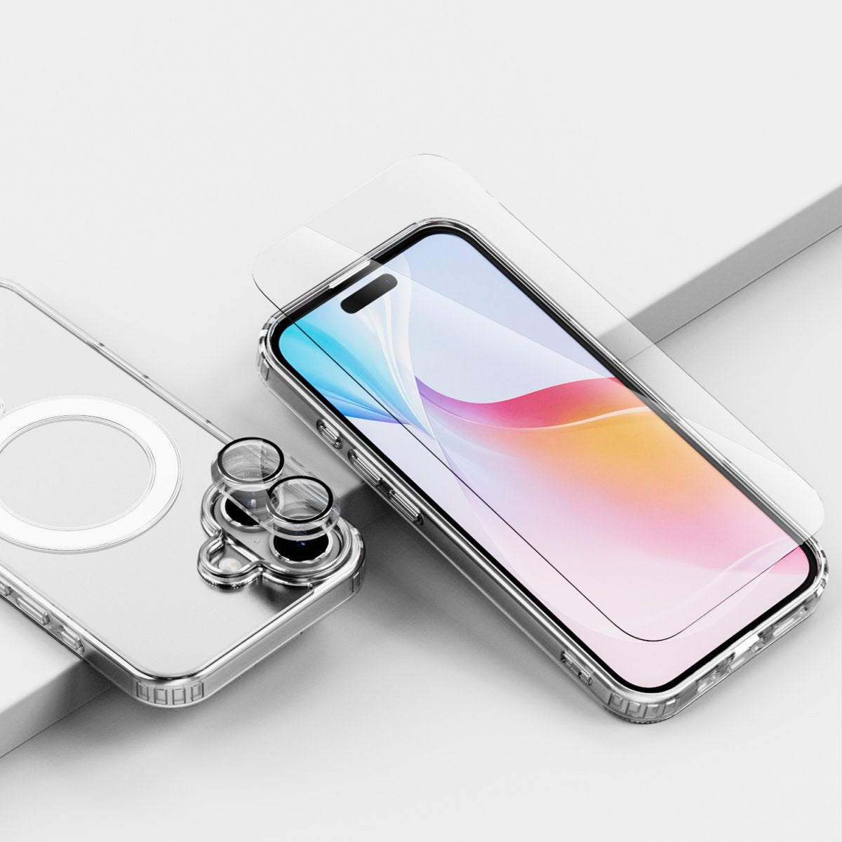 4smarts 3in1 Premium Starter Set Para Apple Iphone 16 Magsafe-Kompatibel