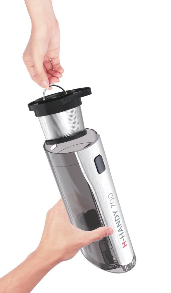 EAN 8059019009834 - Hoover H-HANDY 700 Express HH710T 011 aspiradora de mano Titanio Sin bolsa imagen 26