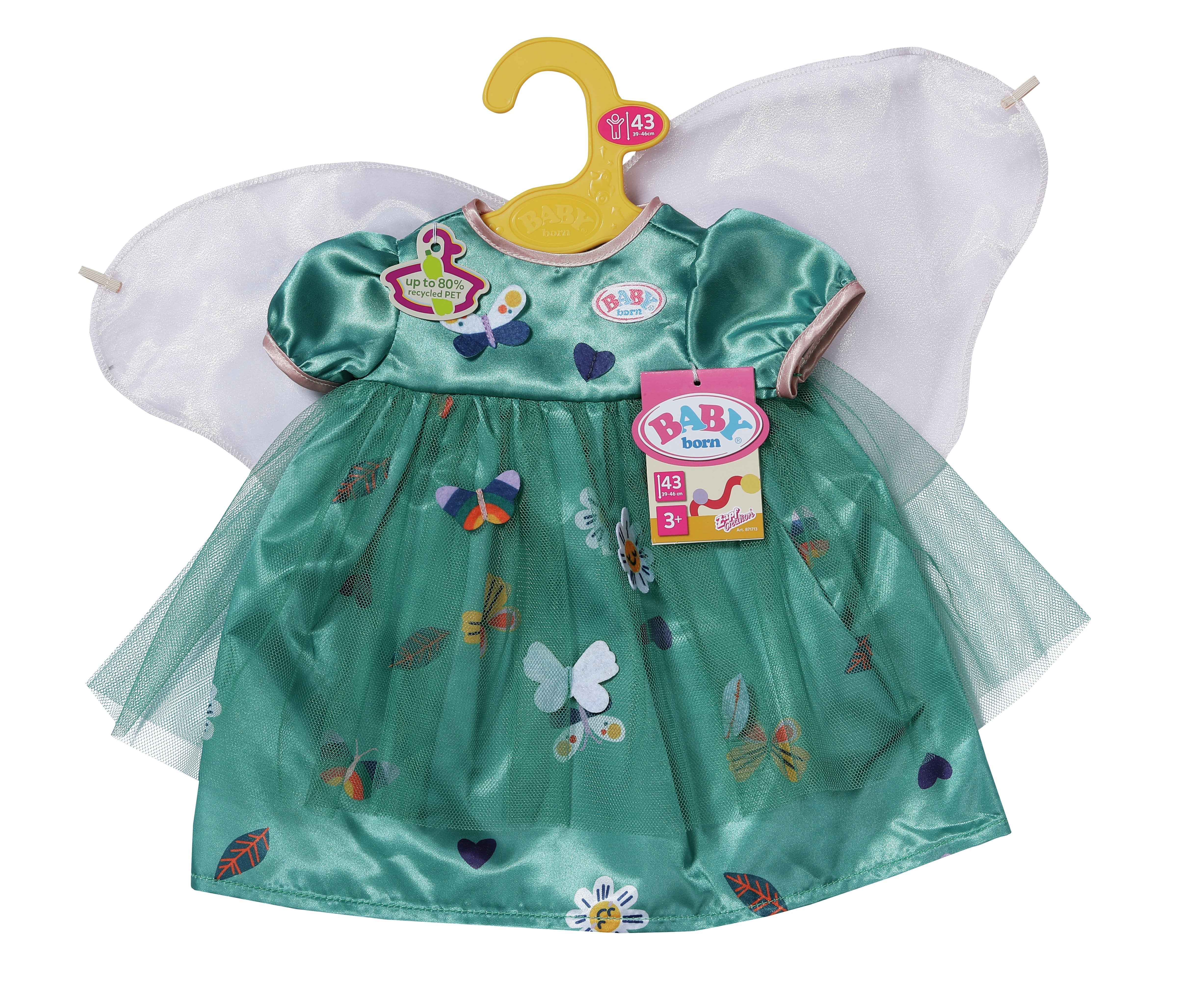 EAN 4001167871713 - BABY born Fairy Dress with Wings 43cm Vestido para muñecas imagen 2