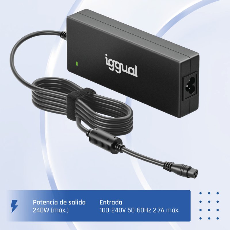 EAN 8435364320495 - iggual CUA-6T-240W adaptador e inversor de corriente Interior Negro imagen 5