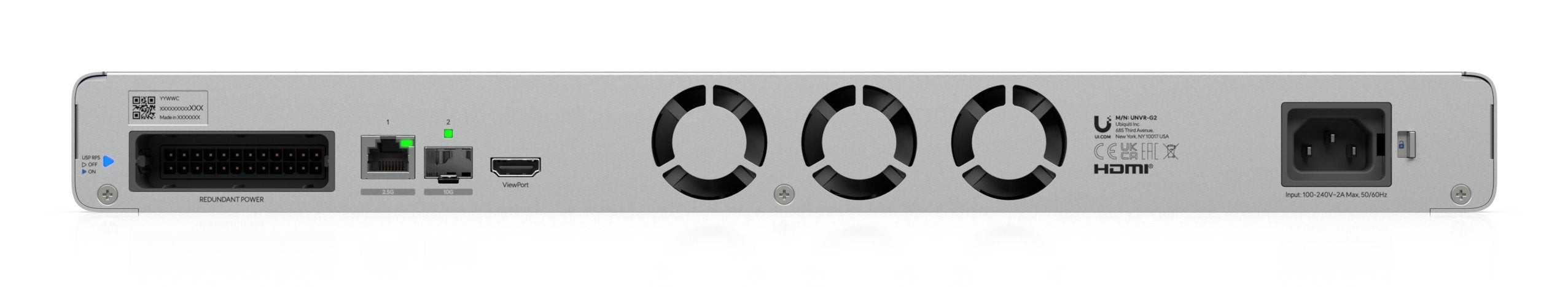 1u Unifi Protect Nvr With Built-In Ai Event Analytics,