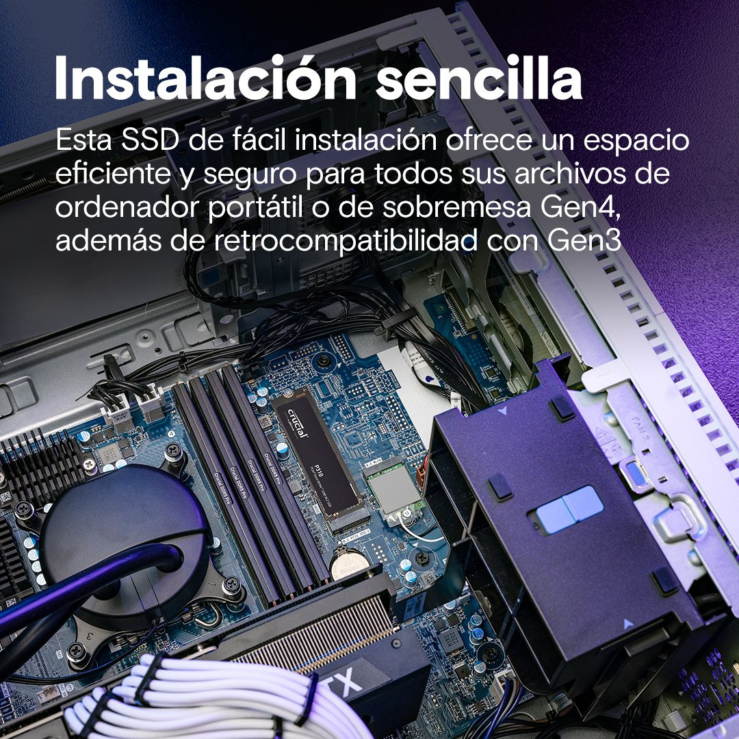 EAN 0649528942258 - Crucial P310 4 TB M.2 PCI Express 4.0 NVMe imagen 5