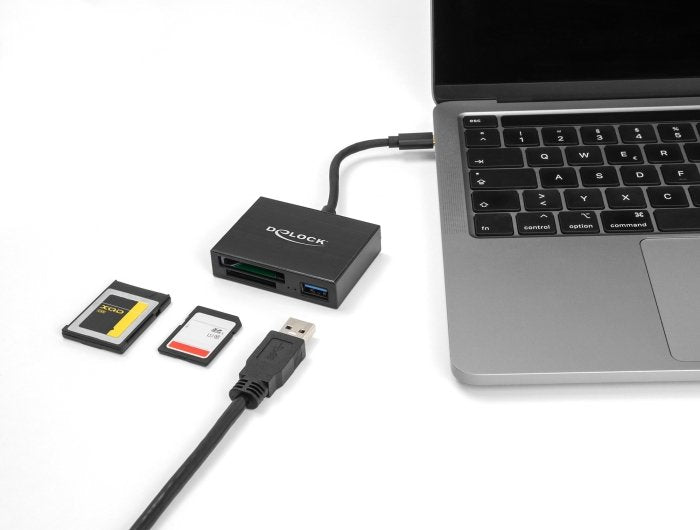 EAN 4043619917112 - DeLOCK 91711 lector de tarjeta USB Negro imagen 2