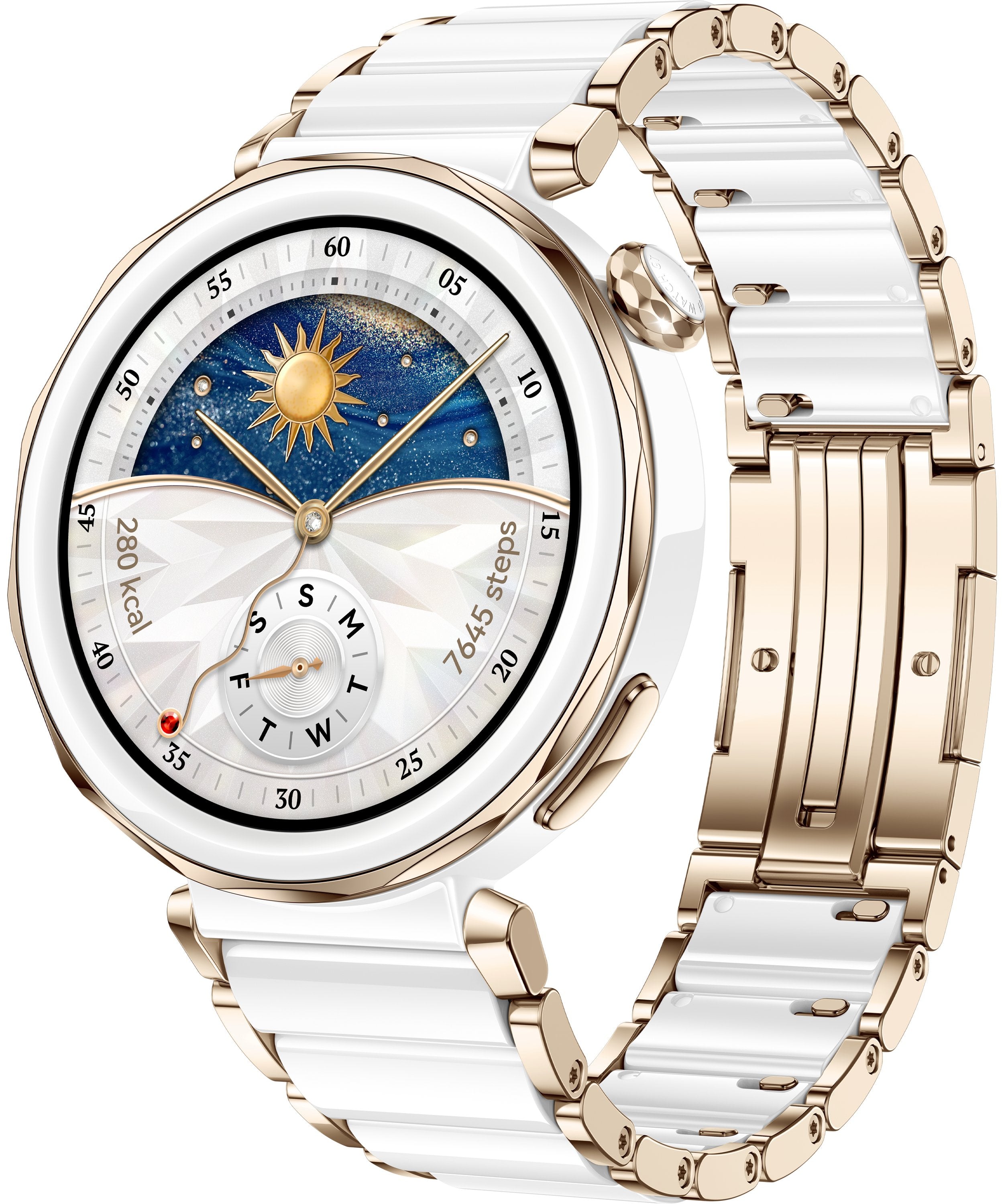 EAN 6942103134319 - Huawei WATCH GT5 Pro 42mm 3,35 cm (1.32") AMOLED Digital 466 x 466 Pixeles Blanco GPS (satélite) imagen 3