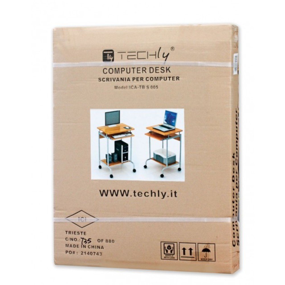 EAN 8051128105926 - Techly ICA-TB S005W escritorio para ordenador Blanco imagen 2