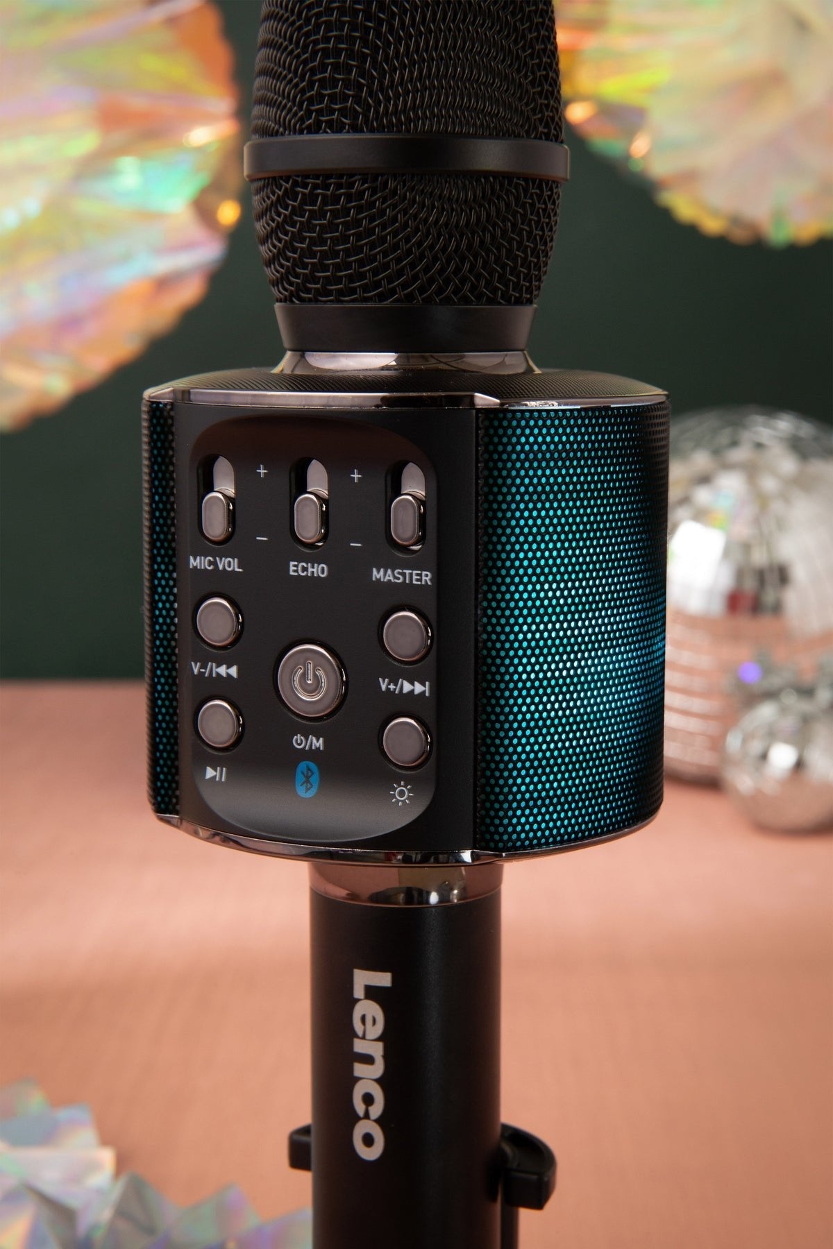 Lenco Bmc-090 Bt Mikro Mit Lautsprecher Schwarz