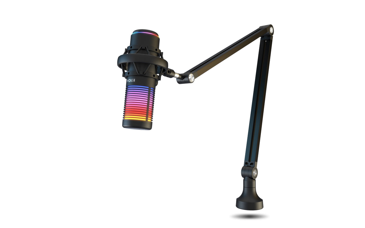 EAN 8436587976698 - Krom Kaze PRO | Kit micrófono streaming RGB Negro Micrófono para crear podcasts imagen 1