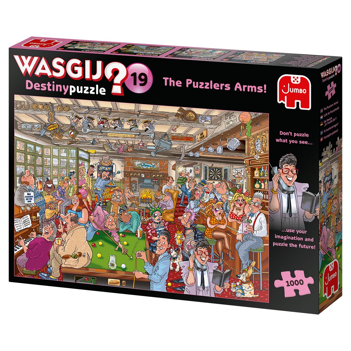 EAN 8710126191668 - Wasgij Destiny 19 1000 pcs Puzzle rompecabezas 1000 pieza(s) Cómics imagen 4