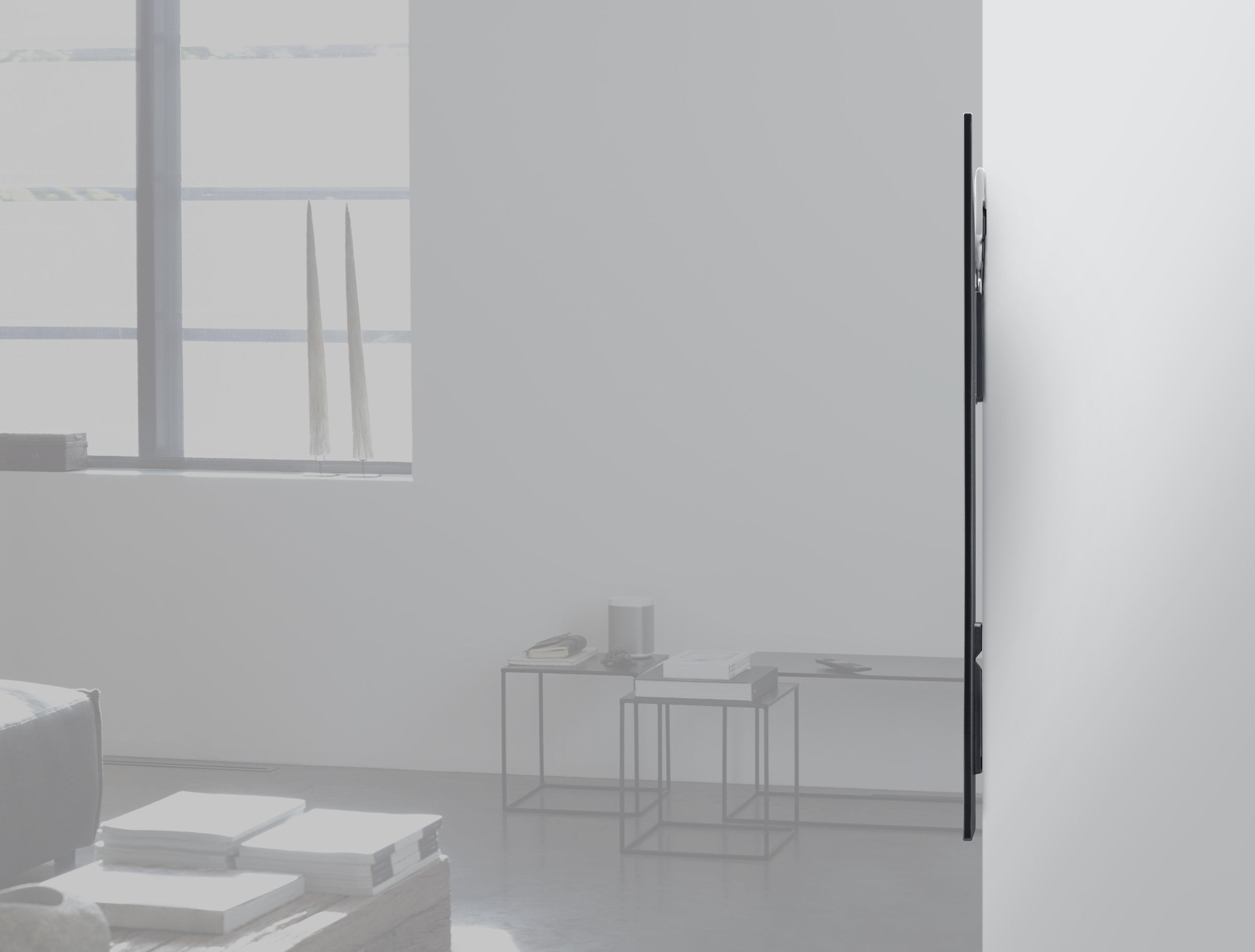 Soporte De Pared One For All Para Tv Sin Distancia Negro Wm6812