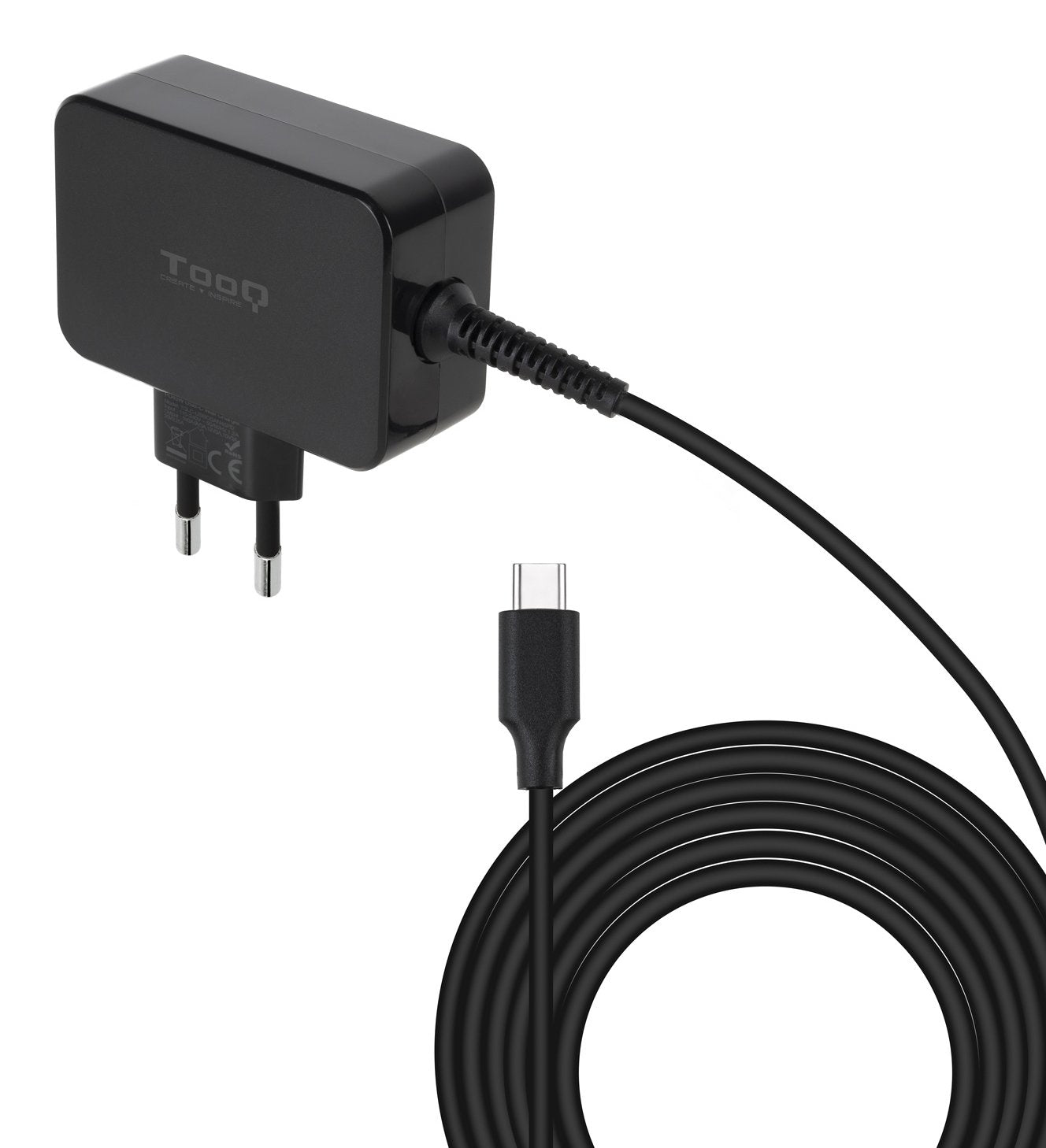 Cargador Portátil Gan Usb-C Pd 45w, Negro