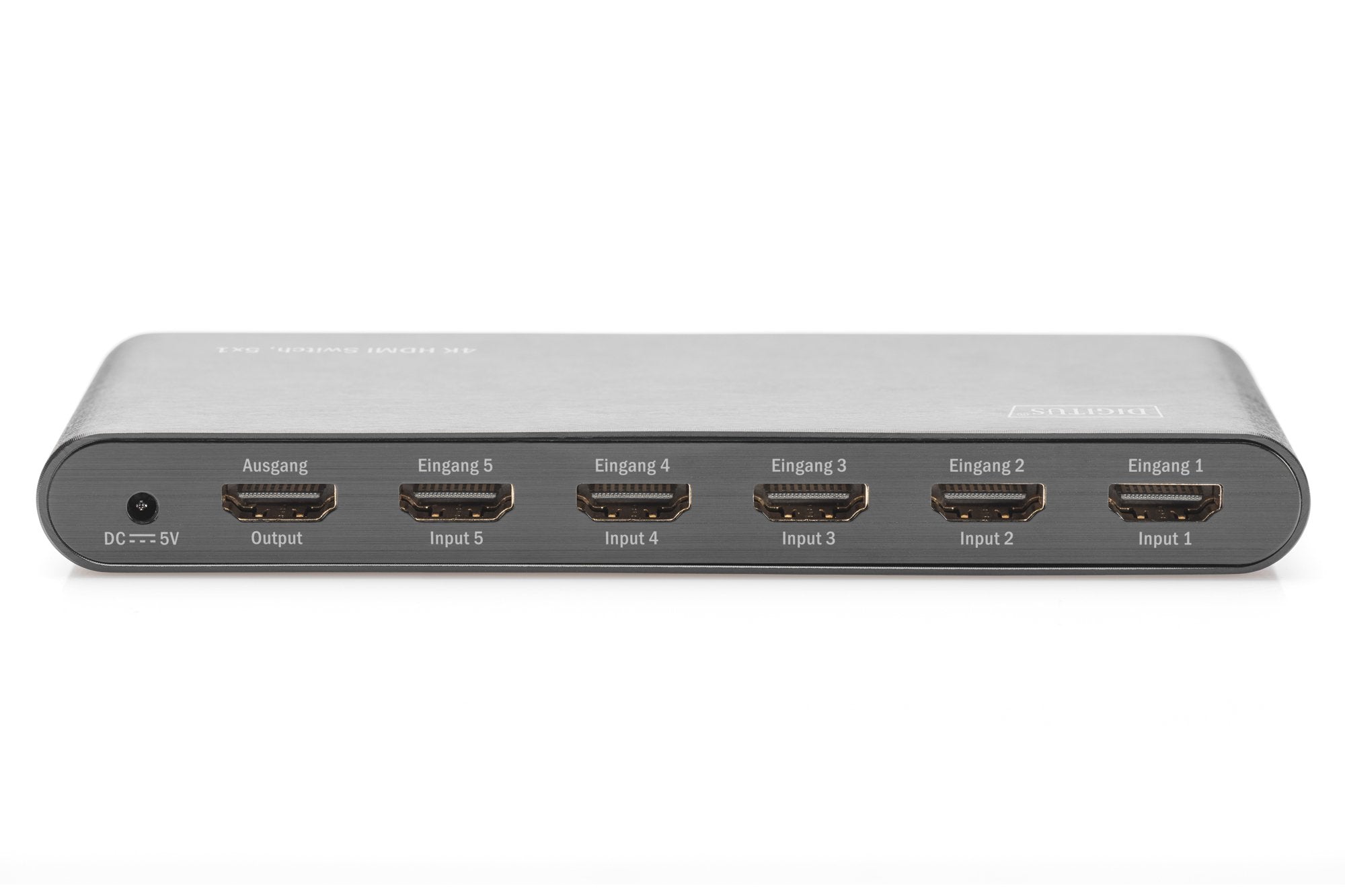 Video Splitter Digitus 4k Hdmi 5x1 4k2k/60hz Full 3d High Speed Aluminio Negro