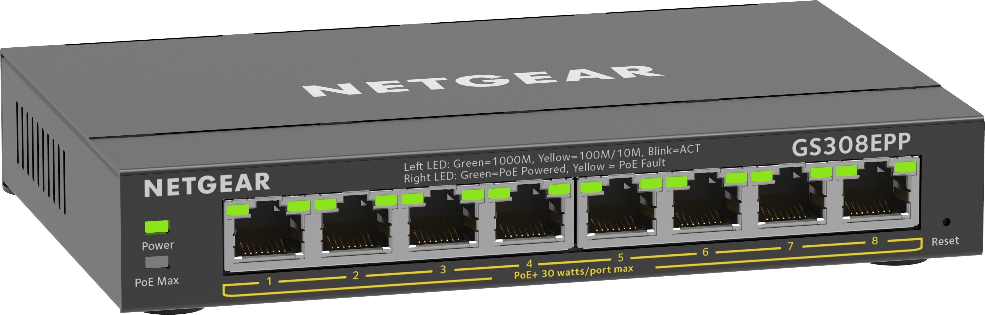 Switch Netgear 8x Ge Gs308epp-100pes