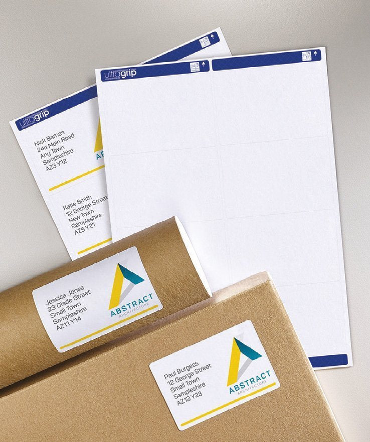 Avery Etiquetas Adhesivas Para Envíos 199,6x143,5mm Láser 2 X 15h 100% Reciclado Blanco