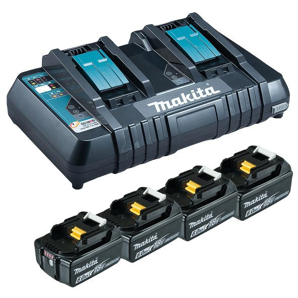 EAN 0088381537155 - Makita 199485-6 cargador y batería cargable Juego de cargador y baterías imagen 1