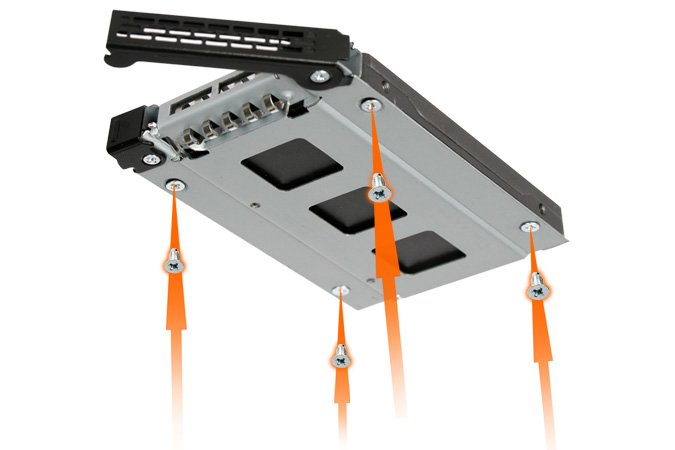 Icy Dock Mb411spo-B 6,3cm Sata / Sas Hdd & Ssd -> Slim Odd / Fdd