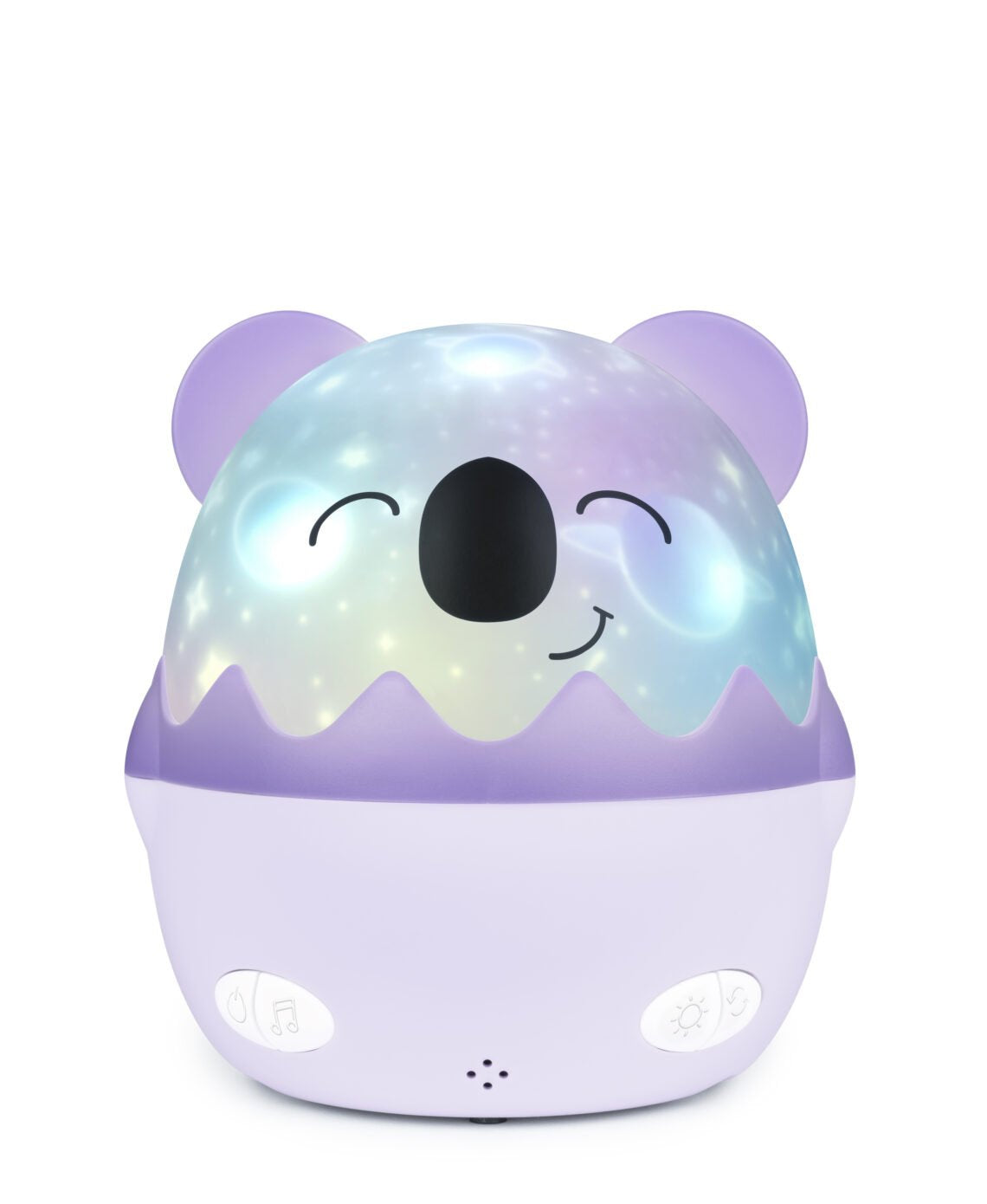 Bigben Kids Luz Nocturna Musical - Proyector 360° - 13 Proyecciones - 8 Melodias - Control Remoto - Inalambrica Y