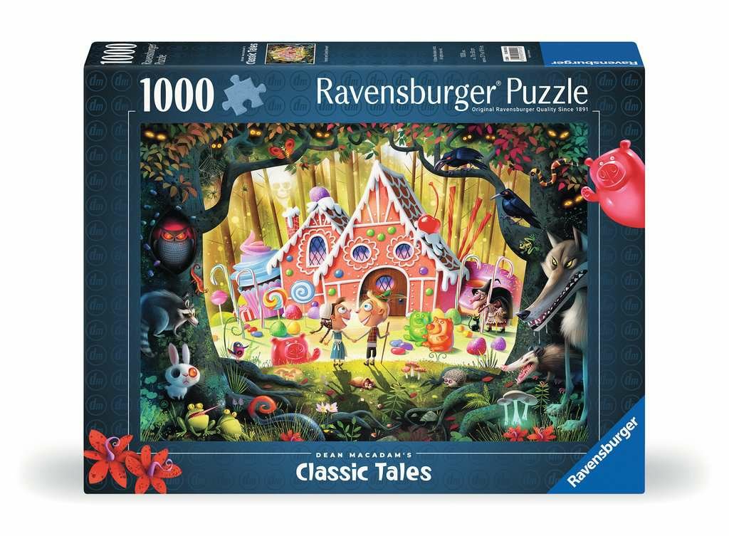 Ravensburger Puzzle Cuentos Clásicos De Dean Macadam - Hansel Y Gretel 1000 Piezas 12000415