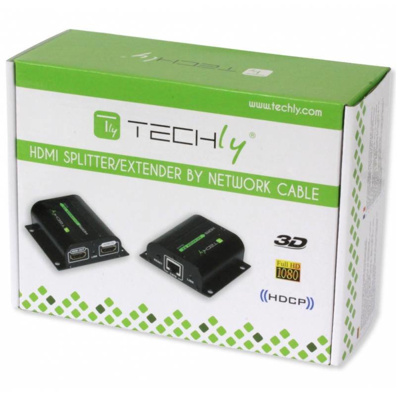 Techly Idata-Ex-Hl21d Extensor Audio/Video Transmisor Y Receptor De Señales Av