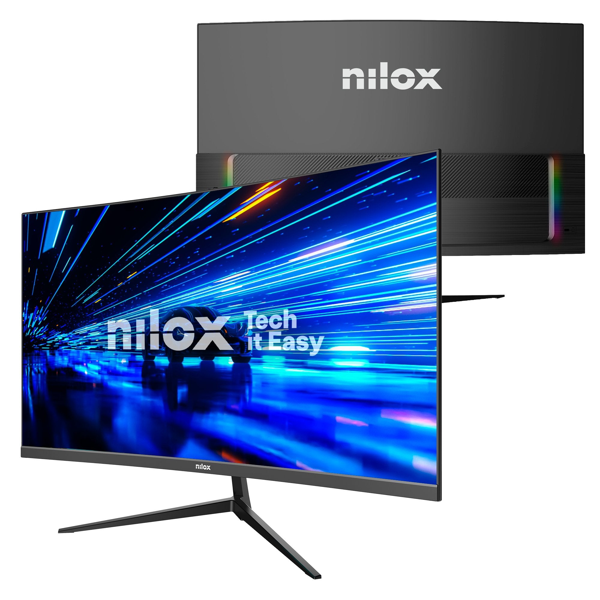 EAN 8431775036352 - Nilox MONITOR 27 CURVO 240HZ VA HDMI Y DP pantalla para PC 68,6 cm (27") 1920 x 1080 Pixeles Full HD LCD imagen 3