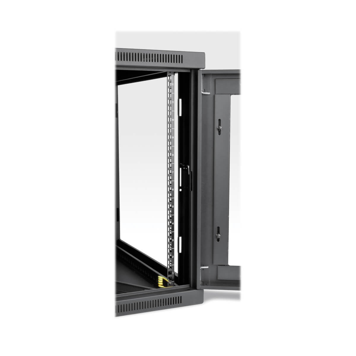 Tripp Lite Srw12usdpg Gabinete Smartrack 12u Para Instalación En La Pared Con Profundidad De Ups Con Ventana De Acrílico Transparente Y Parte Posterior Abisagrada