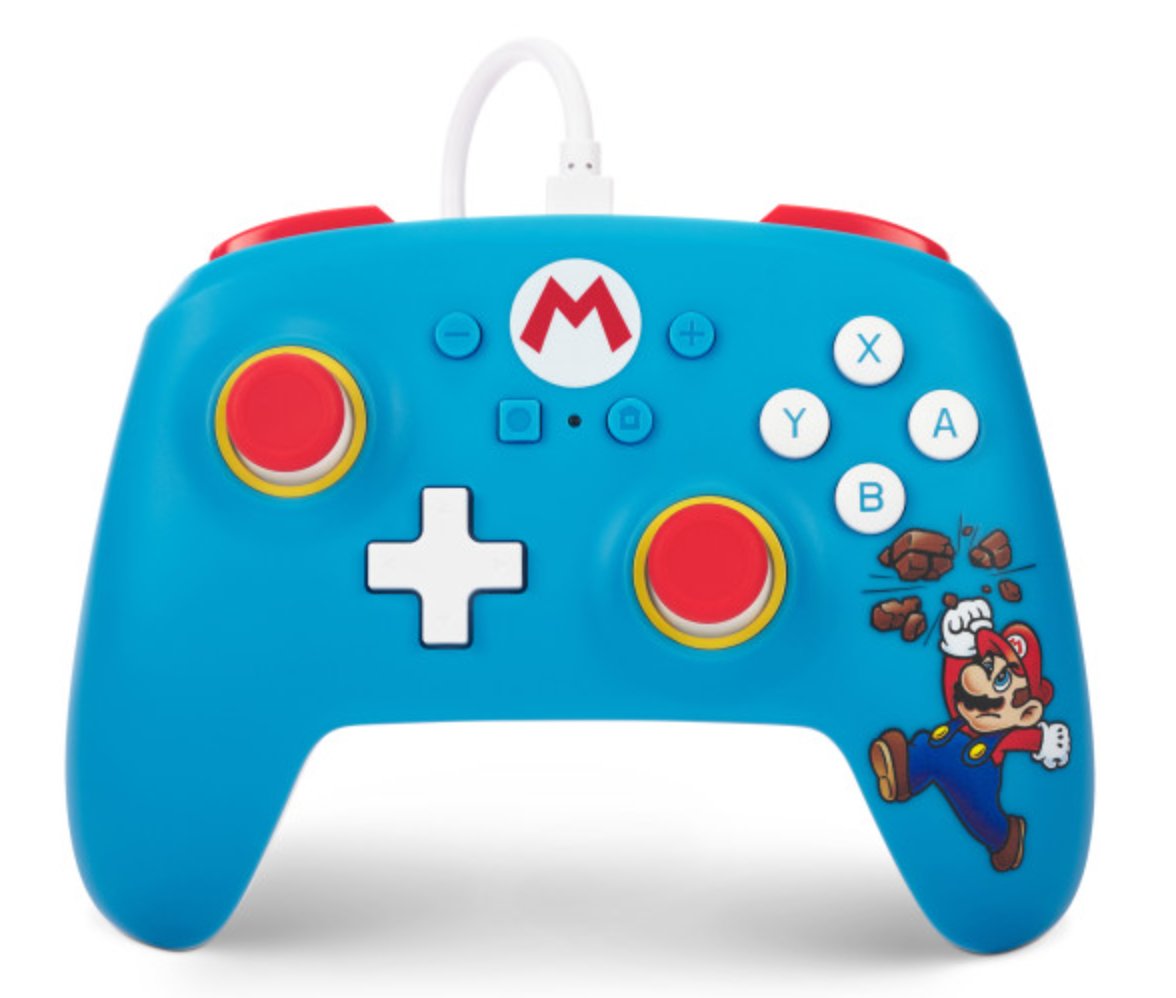 EAN 0617885061813 - PowerA NSGP0198-01 mando y volante Azul USB Gamepad Analógico Nintendo Switch, Nintendo Switch OLED imagen 1