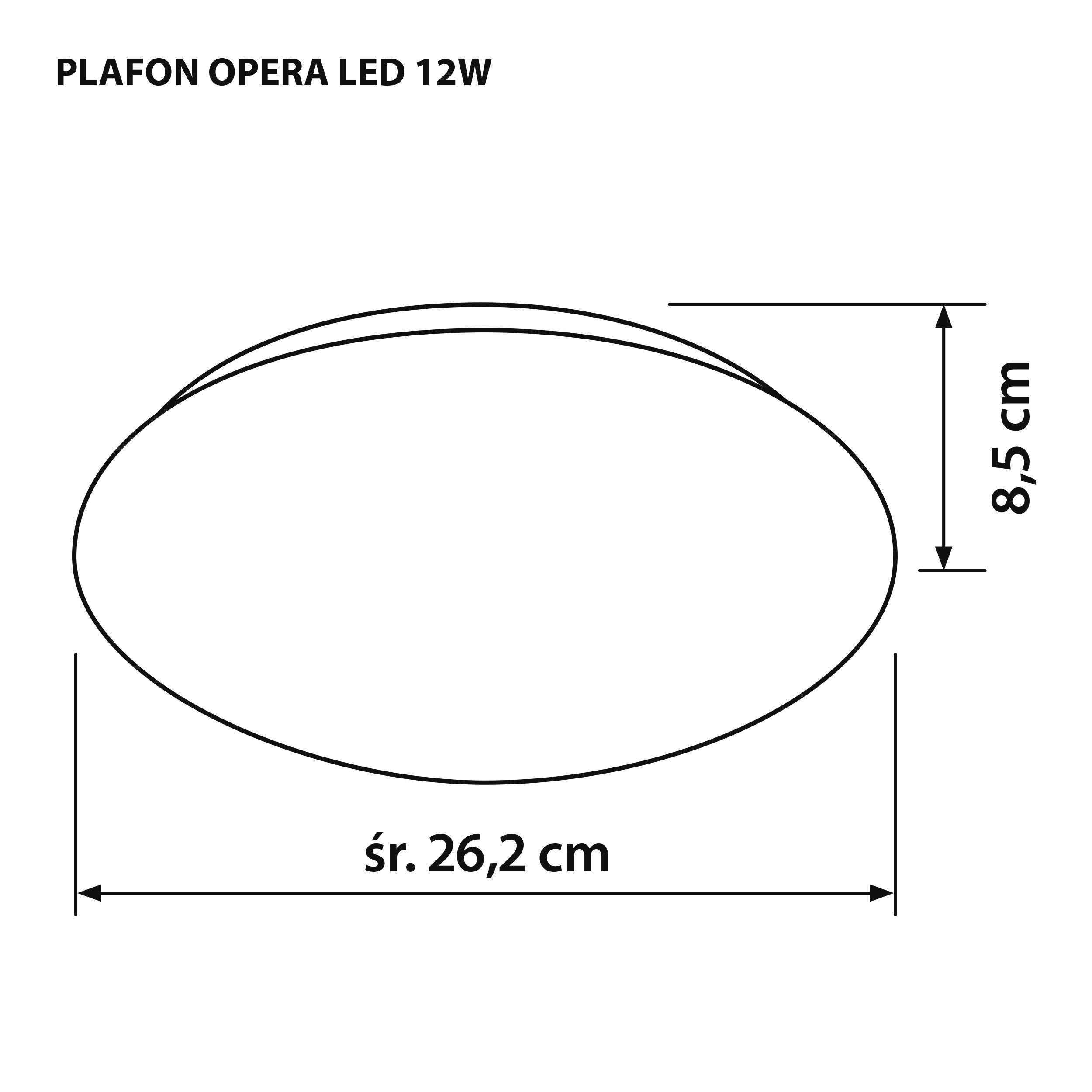 Activejet Aje-Opera Plafón Led 12w