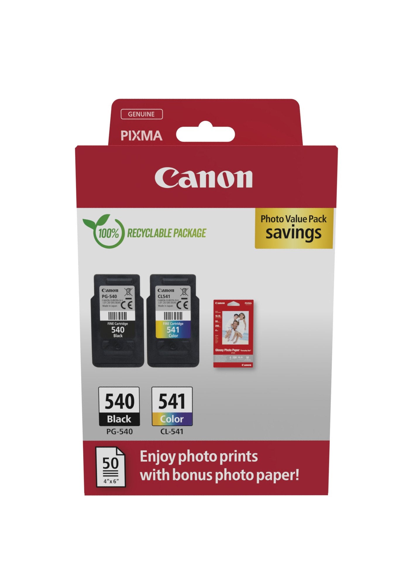EAN 8714574679754 - Canon 5225B013 cartucho de tinta 2 pieza(s) Original Negro, Cian, Magenta, Amarillo imagen 1