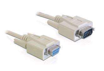 Delock Cable Serial Ext. Sub-D 9 10m St/Bu