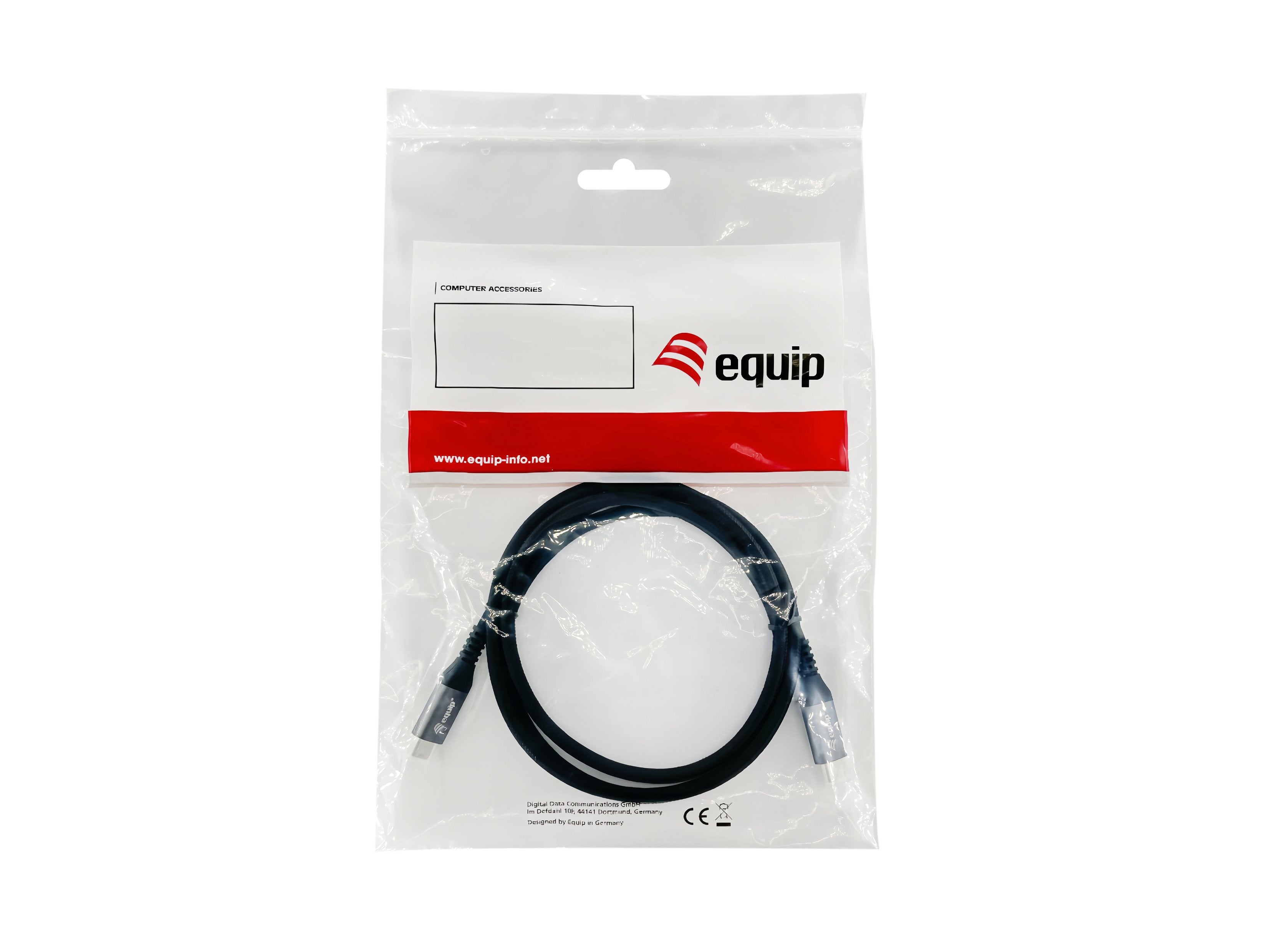 Equip Usb Cable 3.2 C -> C Verl. M M 0.50m 5a Sw