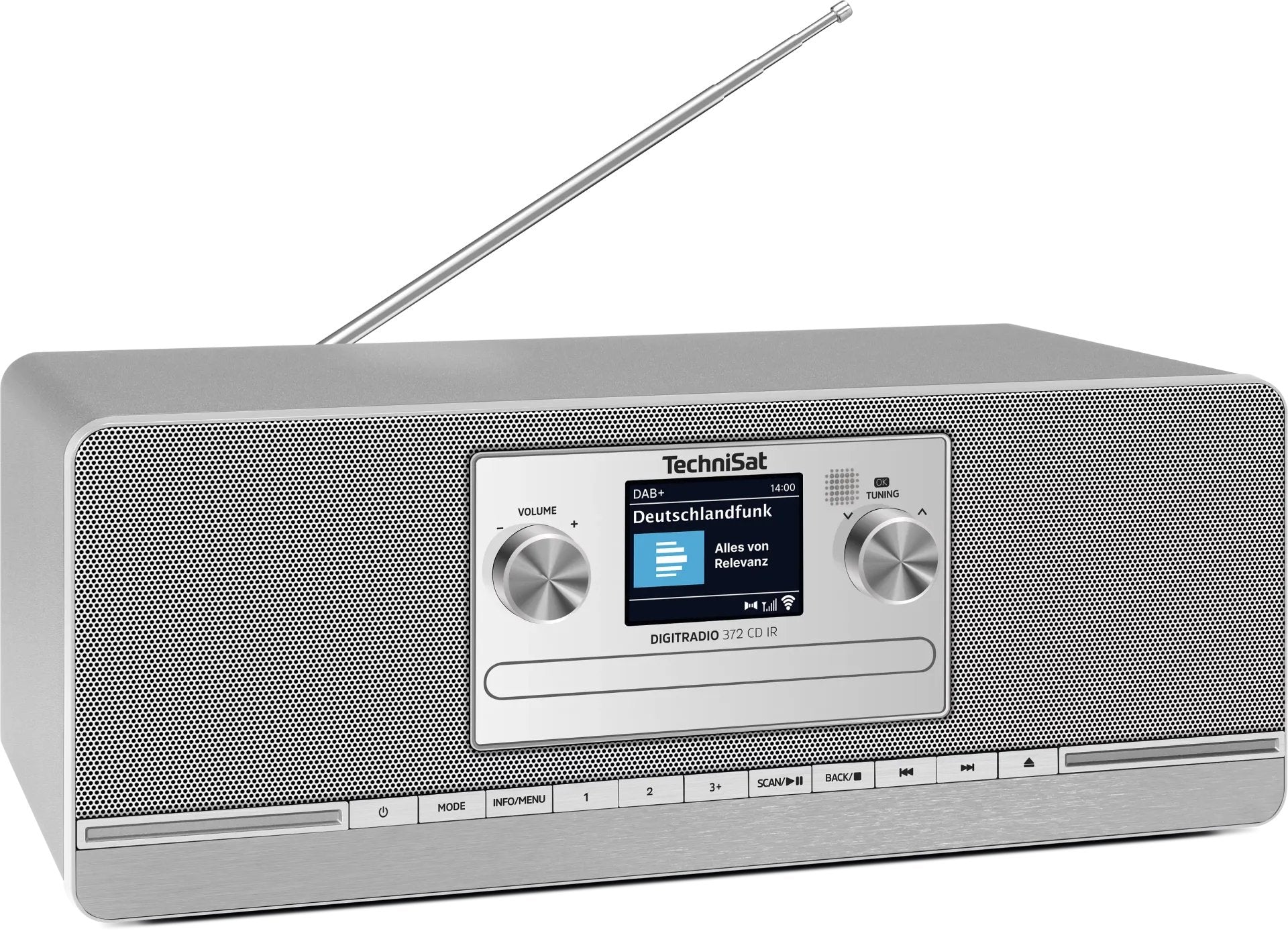 EAN 4019588510227 - TechniSat DIGITRADIO 372 CD IR Internet Analógico y digital Antracita, Plata imagen 5